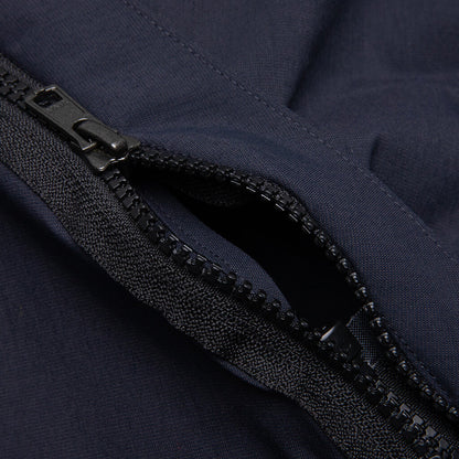 Encapsulated Nylon Ultrawide Drawcord Cargo Trouser - Navy