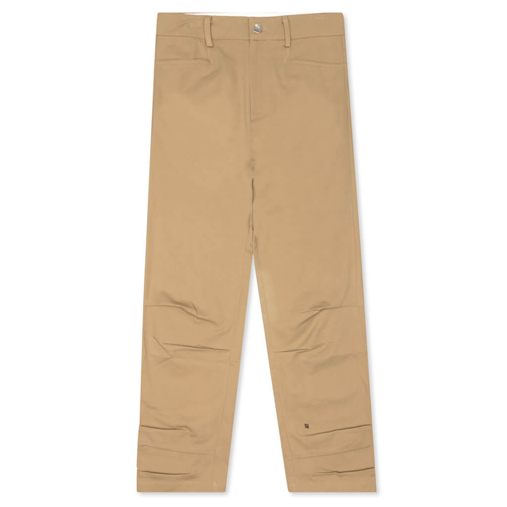 Crumple Trousers - Beige
