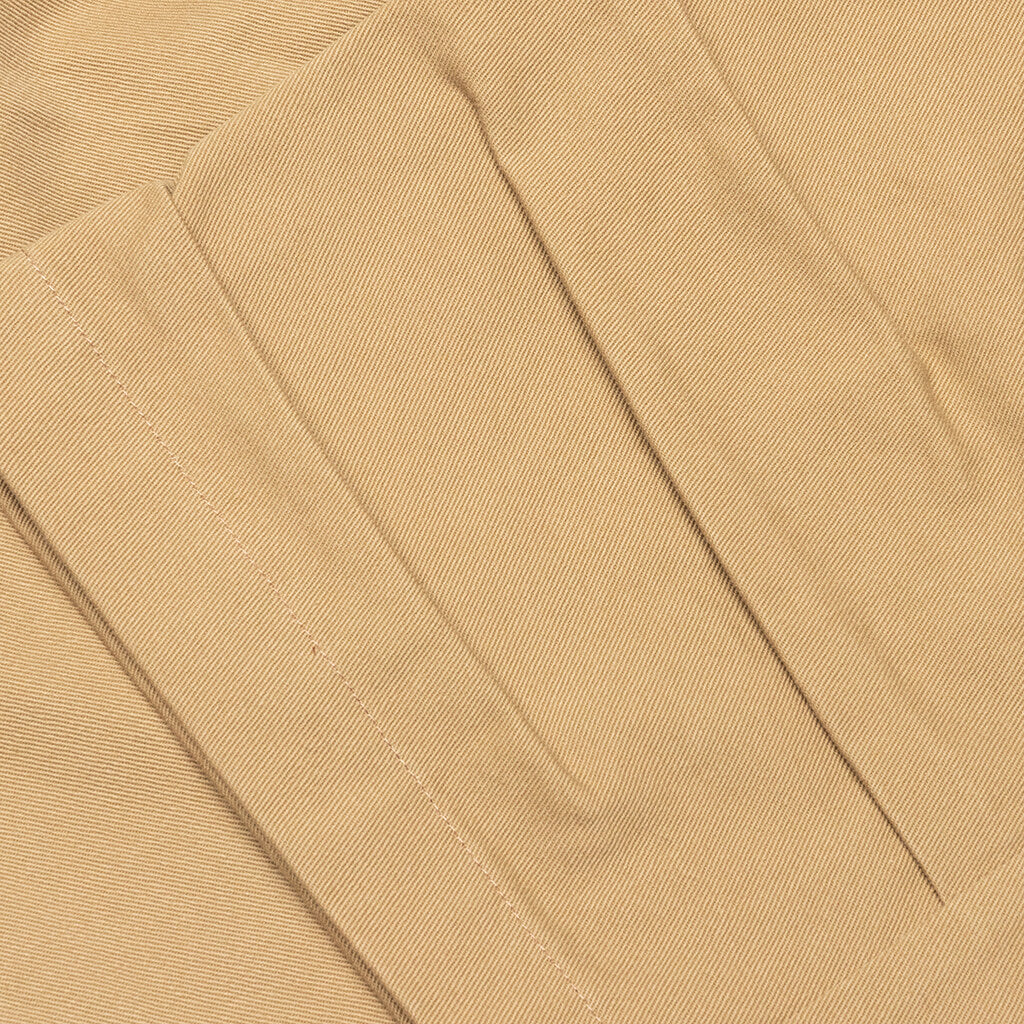 Crumple Trousers - Beige