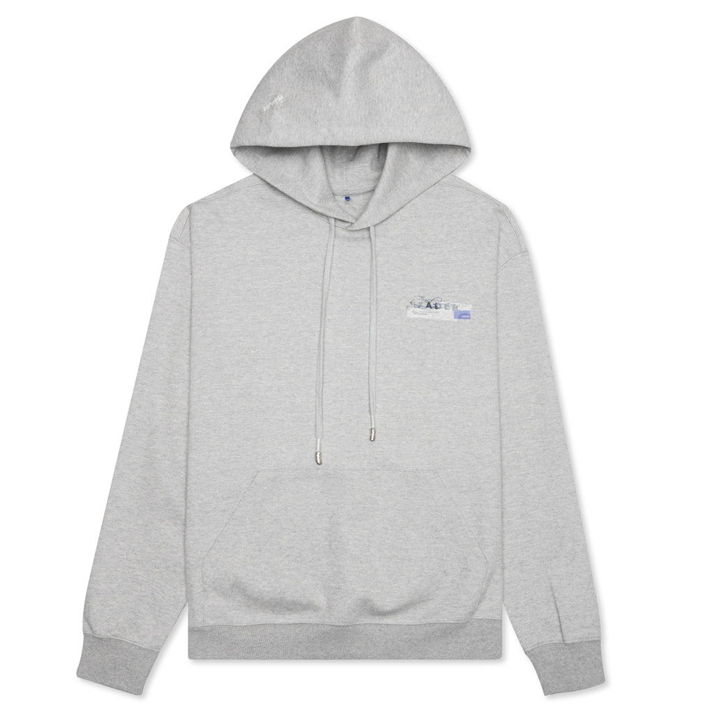 Foil Tape Logo Hoodie - Grey