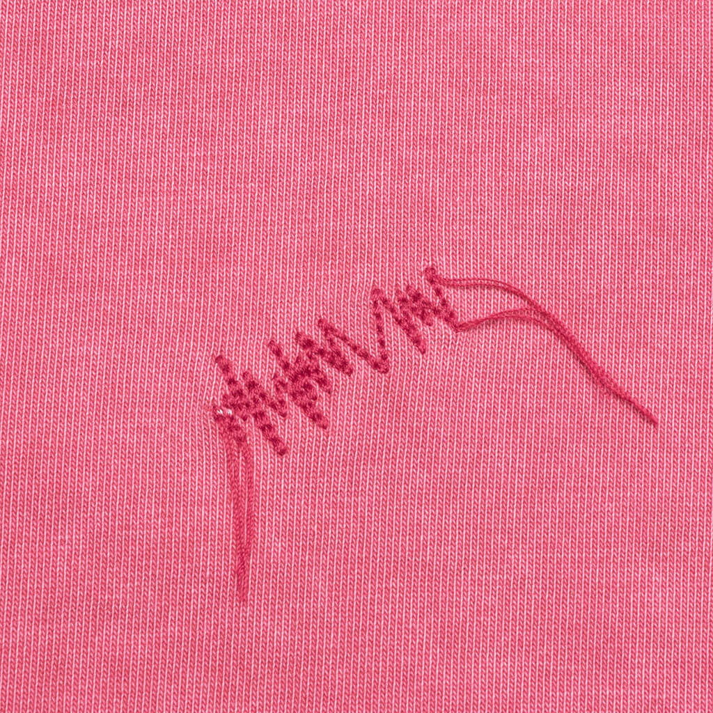 Needle Logo Layered T-Shirt - Red