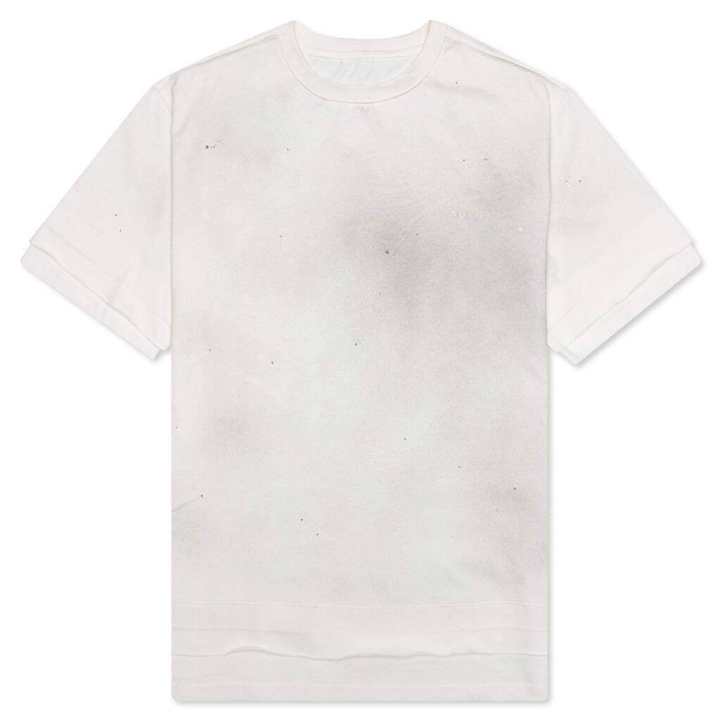 Needle Logo Layered T-Shirt - White
