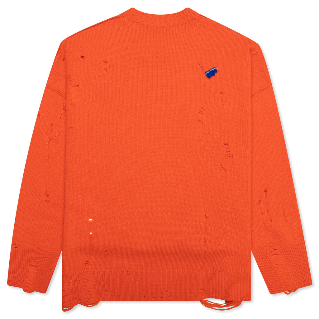 Long Sleeve Knit - Orange