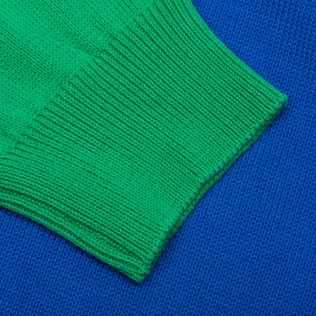 Twin Heart Logo Knit - Green