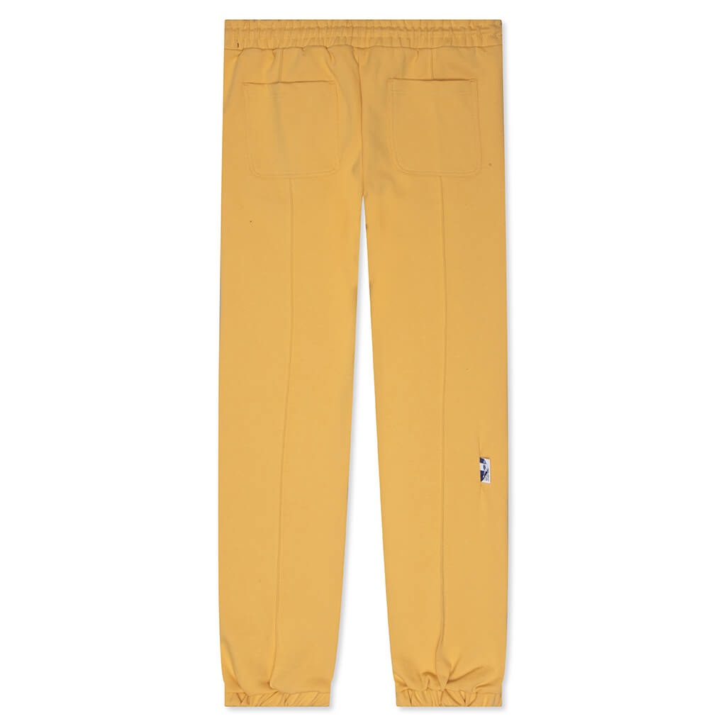 Twin Heart Logo Sweatpants - Yellow