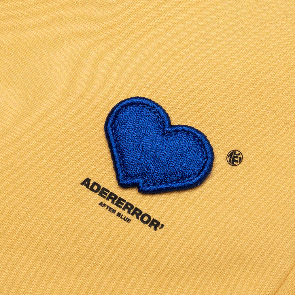 Twin Heart Logo Sweatpants - Yellow