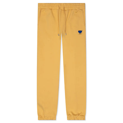 Twin Heart Logo Sweatpants - Yellow