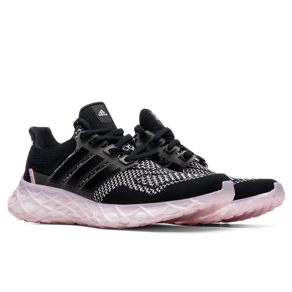 Women's Ultraboost Web DNA - Core Black/Clear Pink
