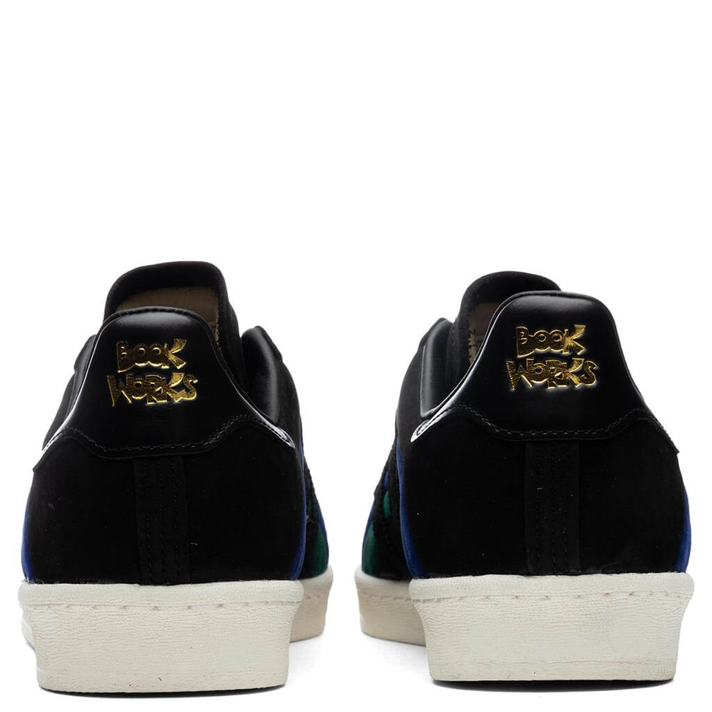 Adidas Originals x Book Works Campus 80 - Core Black/Bold Blue/Collegiate Green