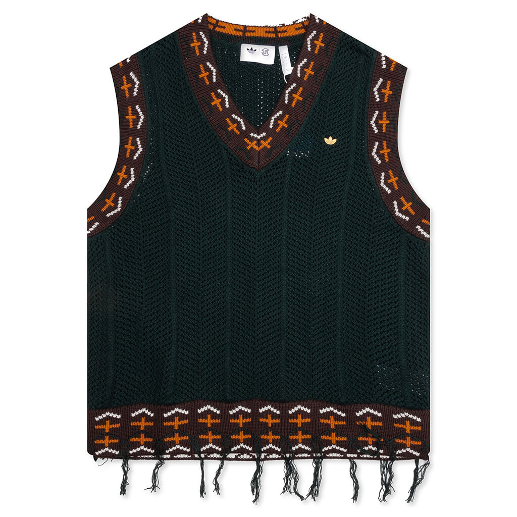 Adidas Originals x CLOT Knit Vest by Edison Chen - Green Night