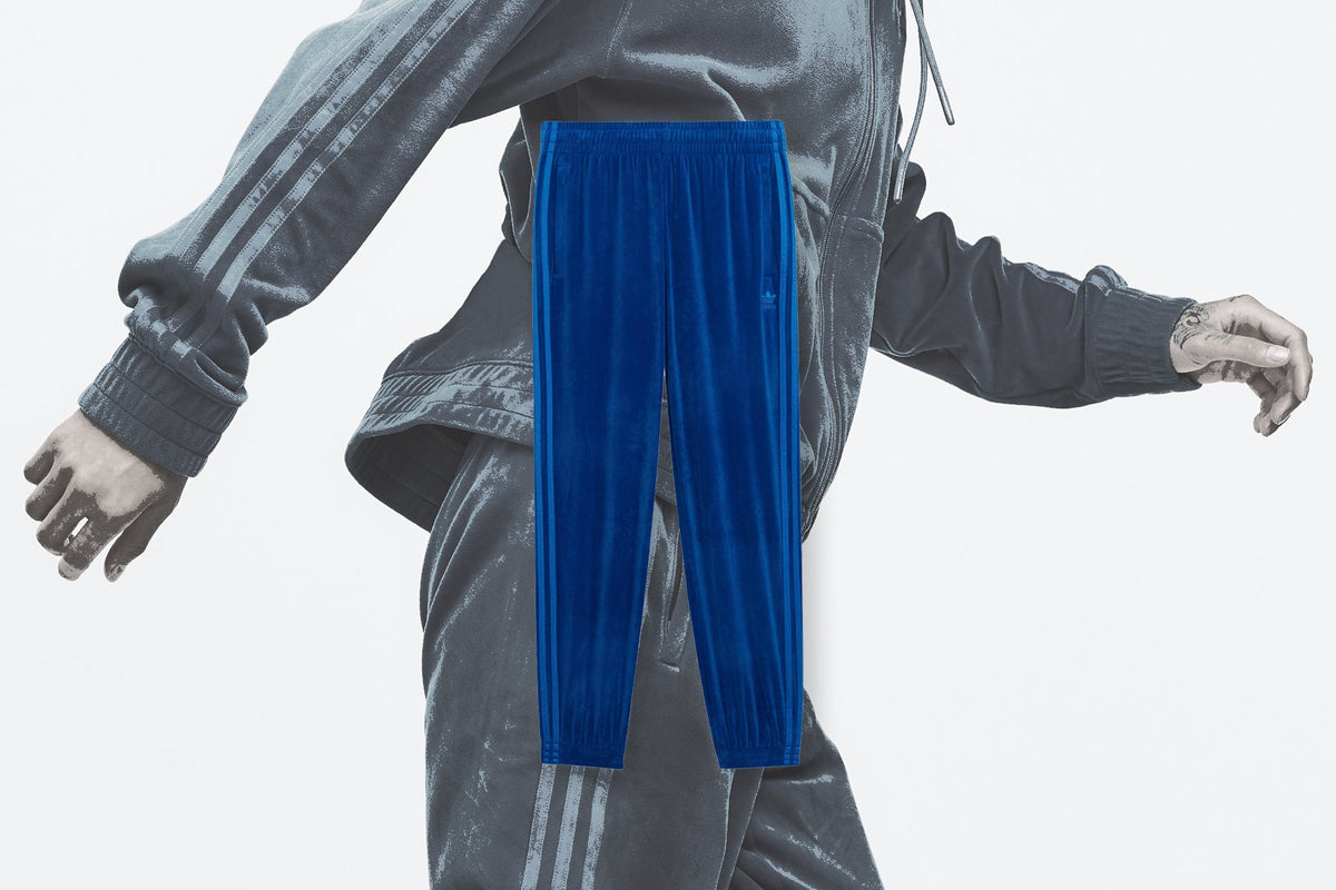 Adidas Originals x Jeremy Scott Cuffed Pant - Blue