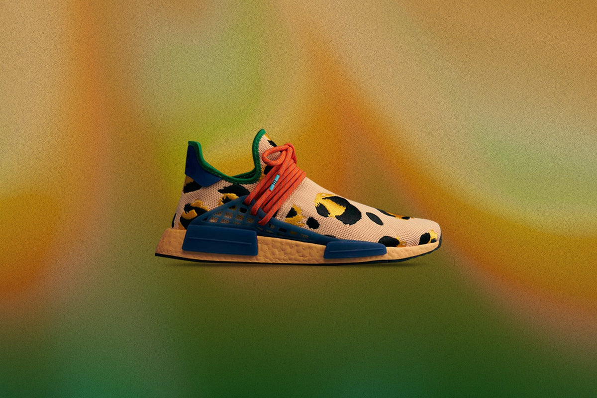 Adidas Originals x Pharrell Williams Hu NMD - Pulamb/Bold Gold/Core Black