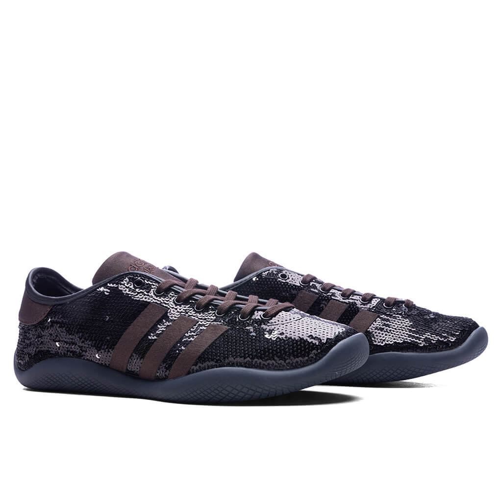 Adidas Originals x Wales Bonner Karintha Sequin - Core Black/Silver Metallic/Dark Brown