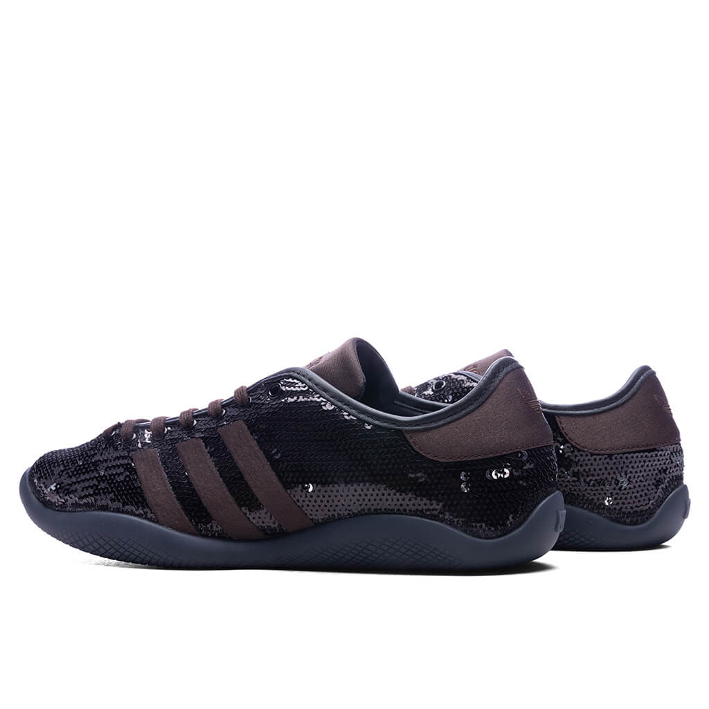 Adidas Originals x Wales Bonner Karintha Sequin - Core Black/Silver Metallic/Dark Brown