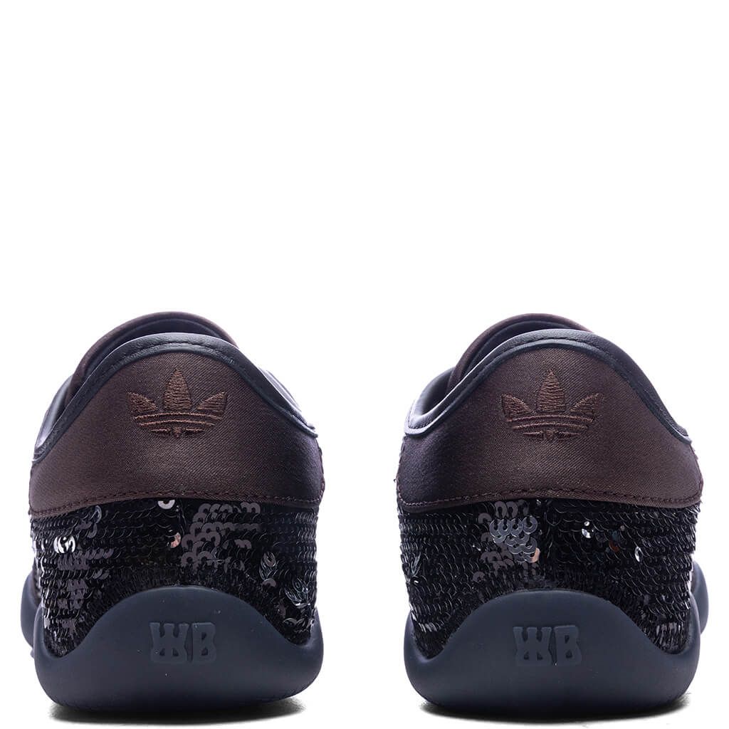 Adidas Originals x Wales Bonner Karintha Sequin - Core Black/Silver Metallic/Dark Brown