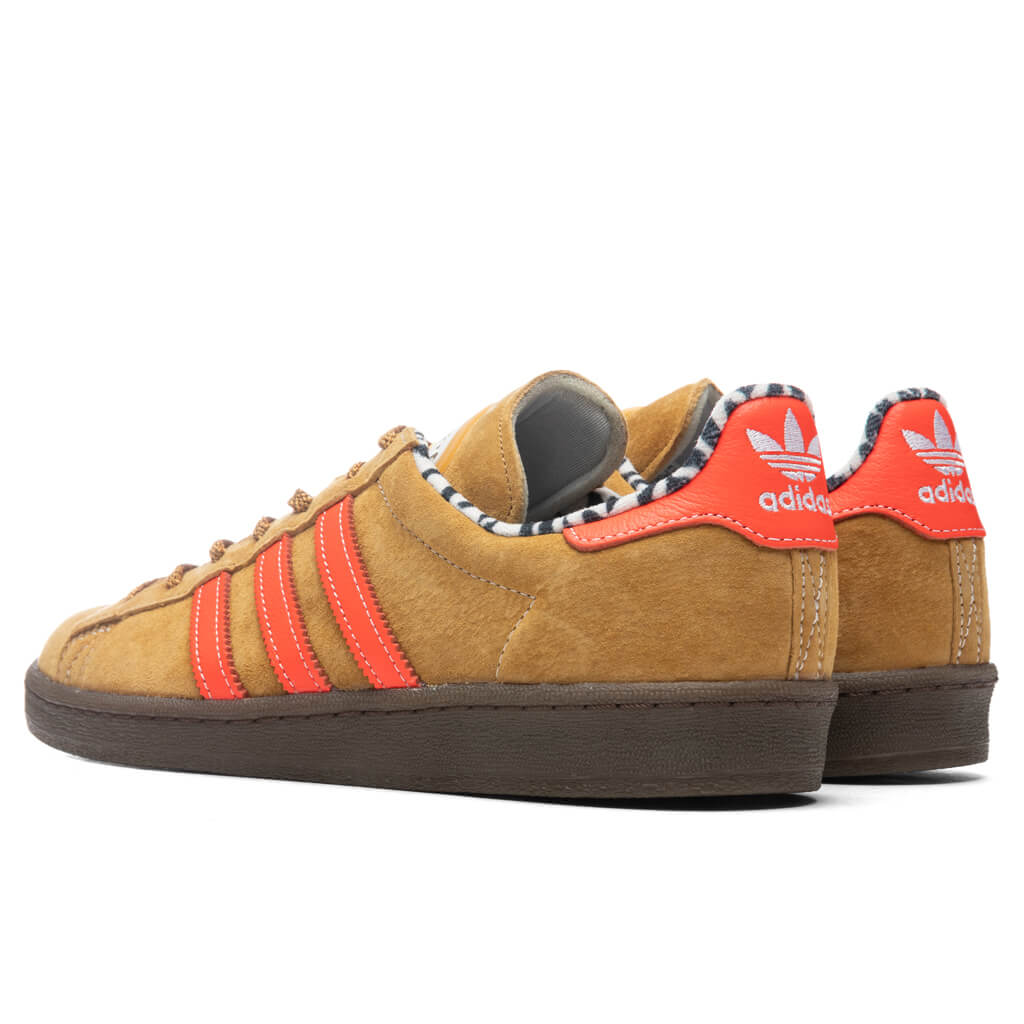 Adidas Originals x X-Large Campus 80 - Mesa/Solar Red/Gum