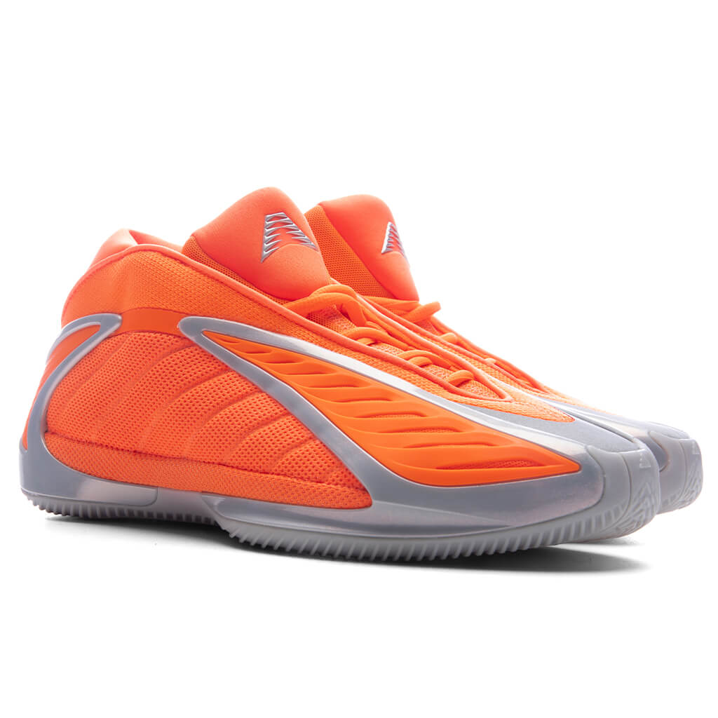 Anthony Edwards 2 - Lucid Orange/Silver Metallic/Grey One