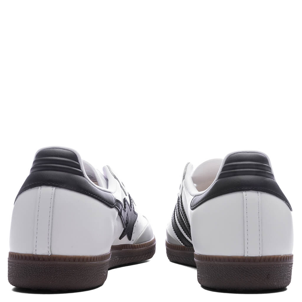 Adidas x BAPE Samba - Cloud White/Core Black/Gum