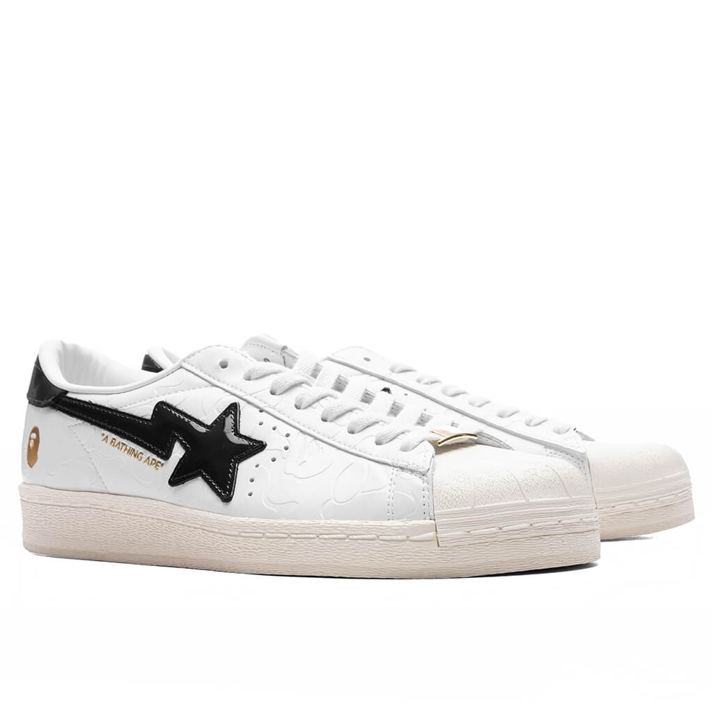 Adidas x BAPE Superstar - Cloud White/Core Black/Off White