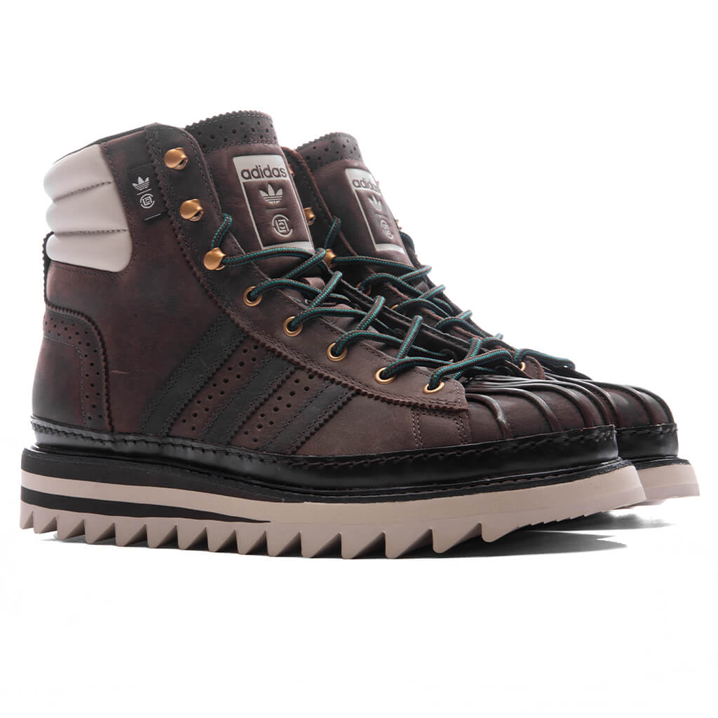 Adidas x CLOT Pro Model By Edison Chen - Dark Brown/Wonder Beige