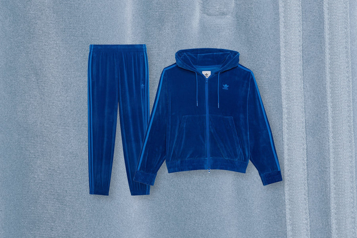 Adidas Originals x Jeremy Scott Cuffed Pant - Blue