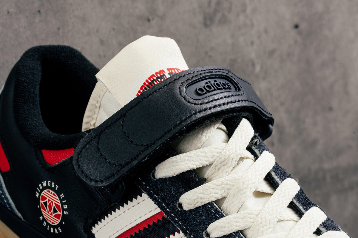 Adidas x Midwest Kid's Forum OG 84 Low - Core Black/Off-White
