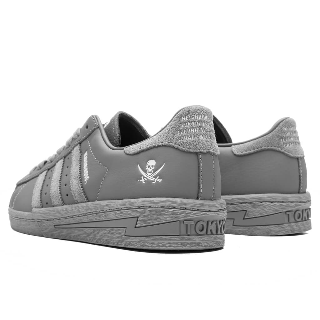 Adidas x Neighborhood Superstar - Grey/Grey/Cloud White