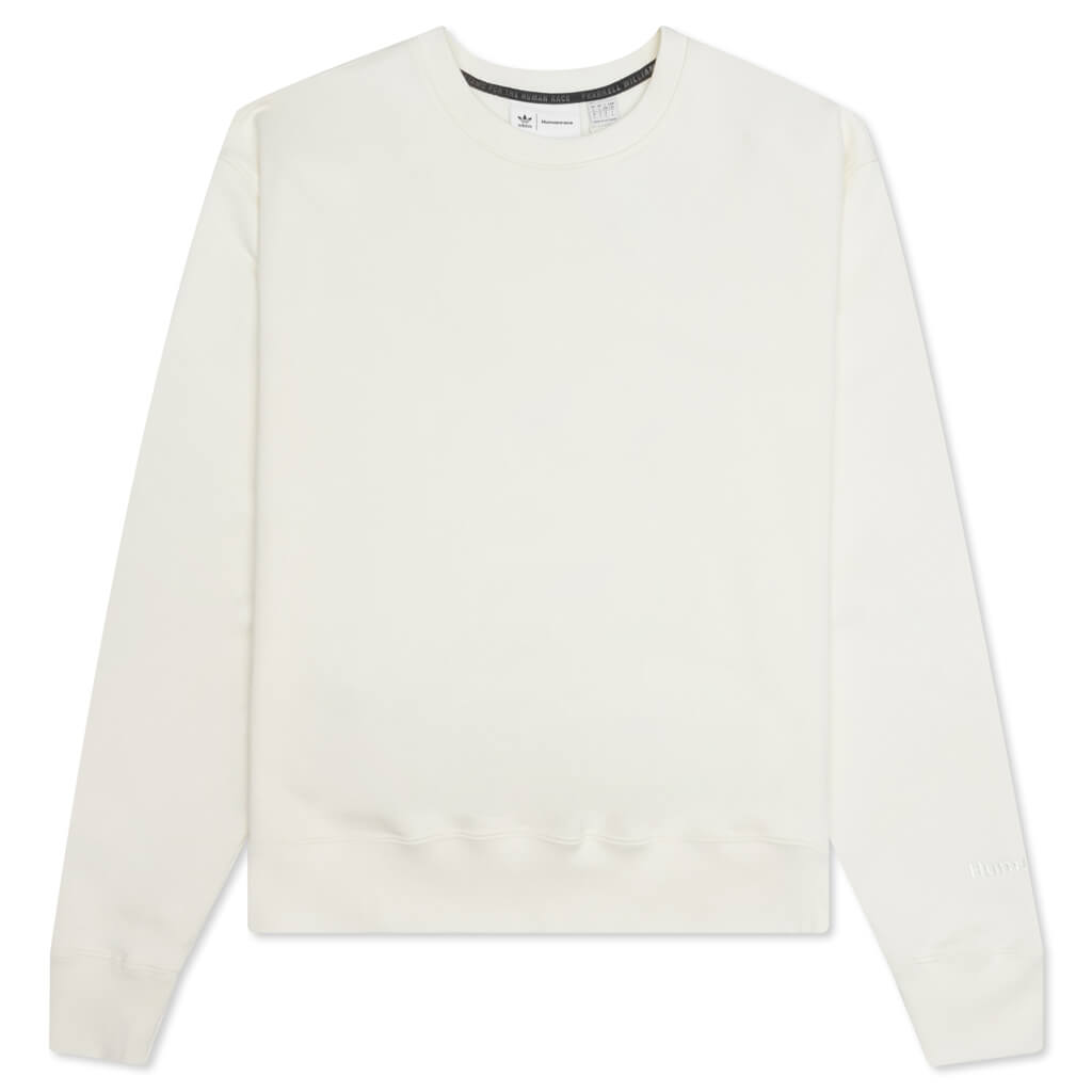 Adidas x Pharrell Williams Basics Crew - Off-White