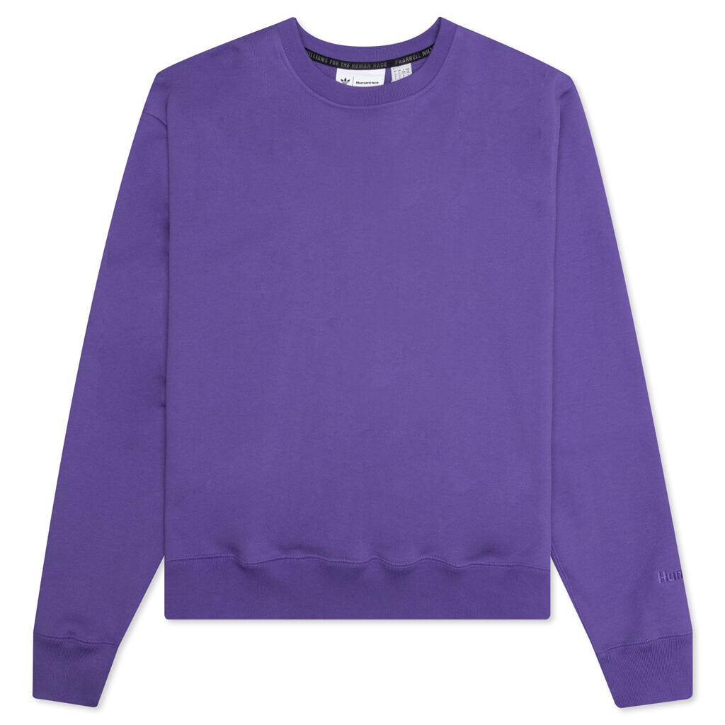 Adidas x Pharrell Williams Basics Crew - Purple