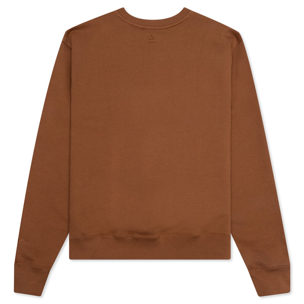 Adidas x Pharrell Williams Basics Crew - Wild Brown