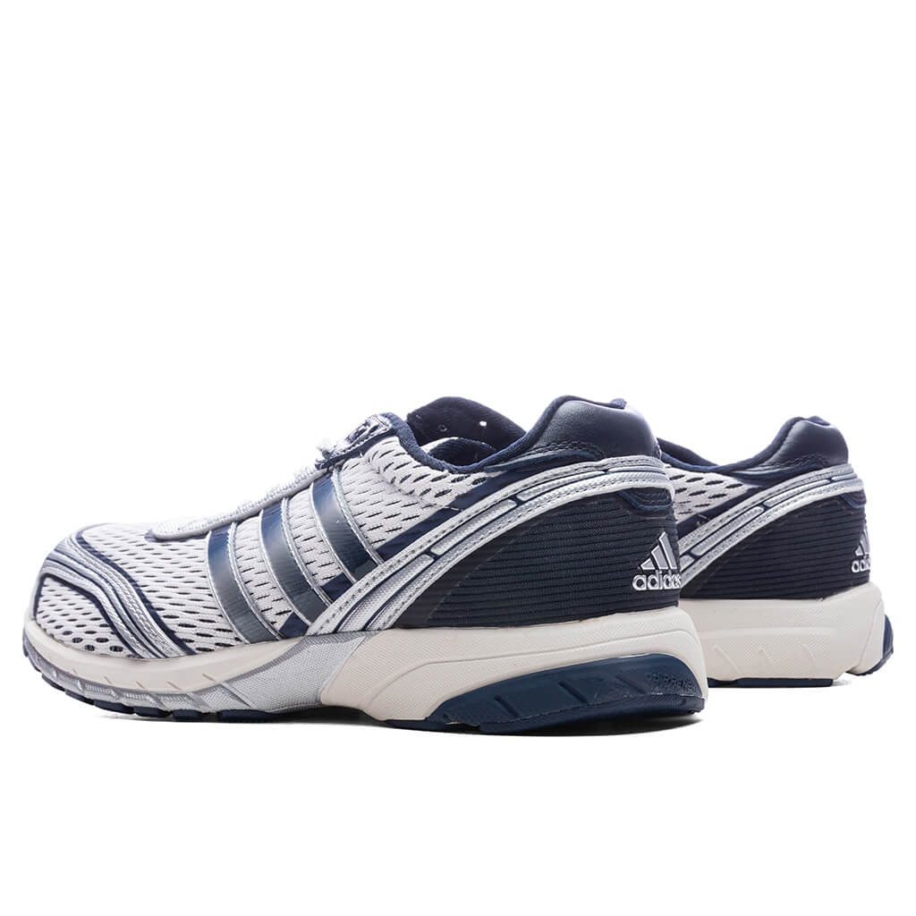 Adidas x Sporty & Rich Women's Adizero Adios - Cloud White/Collegiate Navy/Cloud White