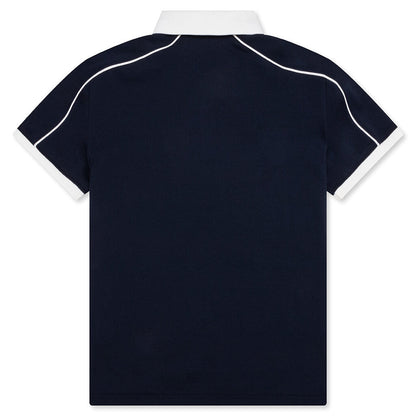 Women's Adidas x Sporty & Rich Polo T-Shirt - Night Navy