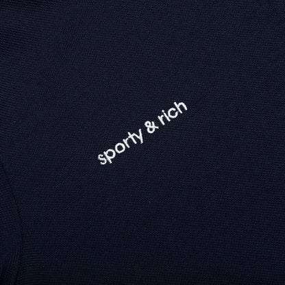 Women's Adidas x Sporty & Rich Polo T-Shirt - Night Navy