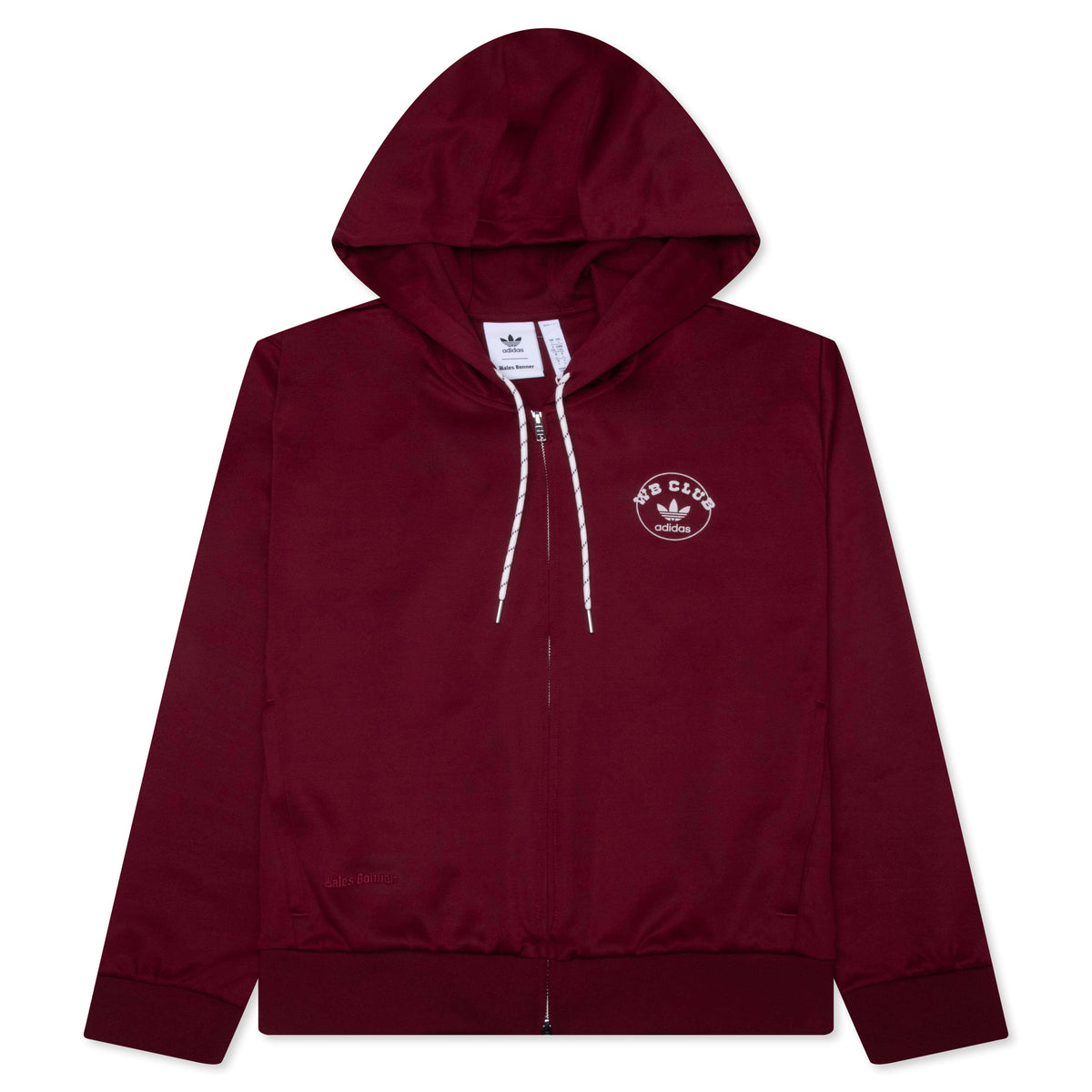 Adidas x Wales Bonner Track Hoodie - Collegiate Burgundy