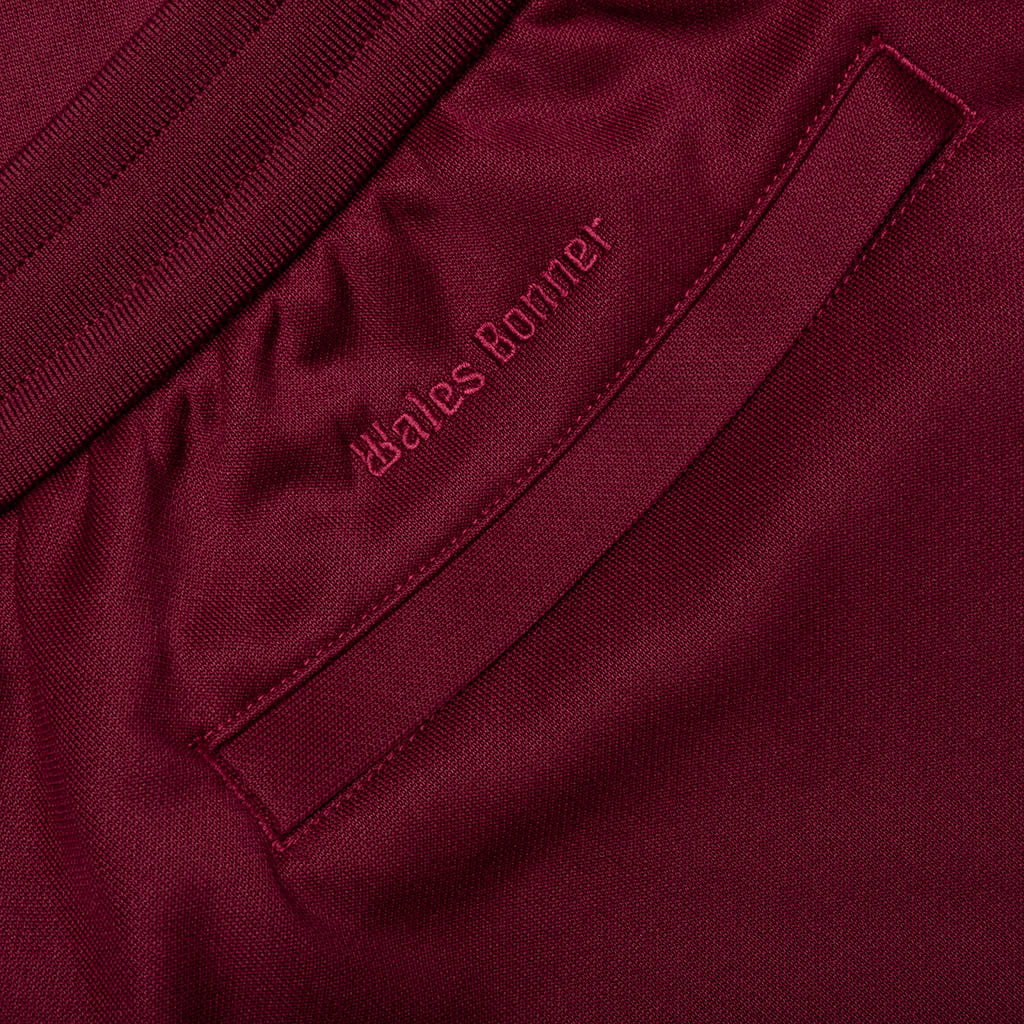 Adidas x Wales Bonner Track Shorts - Collegiate Burgundy