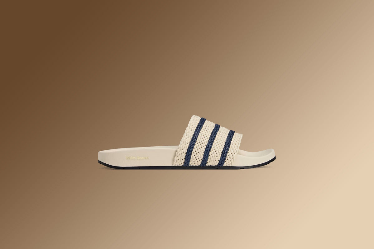 Adidas Originals x Wales Bonner Adilette - Wonder White/Night Indigo