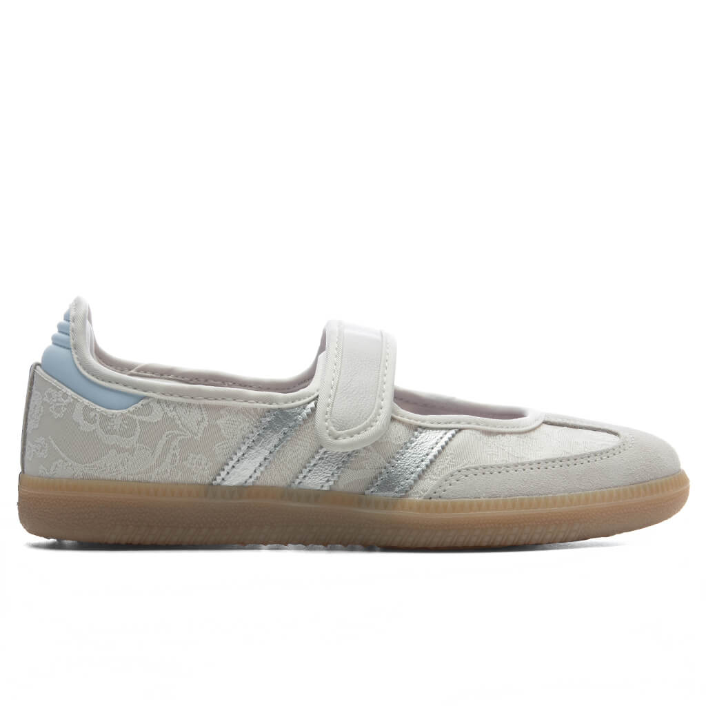 Adidas x Liberty London Women's Samba Jane - Chalk Pearl/Silver Metallic/Chalk White