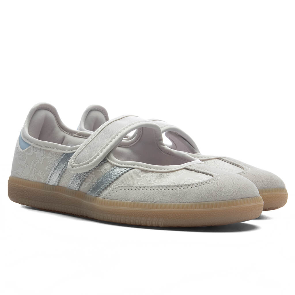 Adidas x Liberty London Women's Samba Jane - Chalk Pearl/Silver Metallic/Chalk White