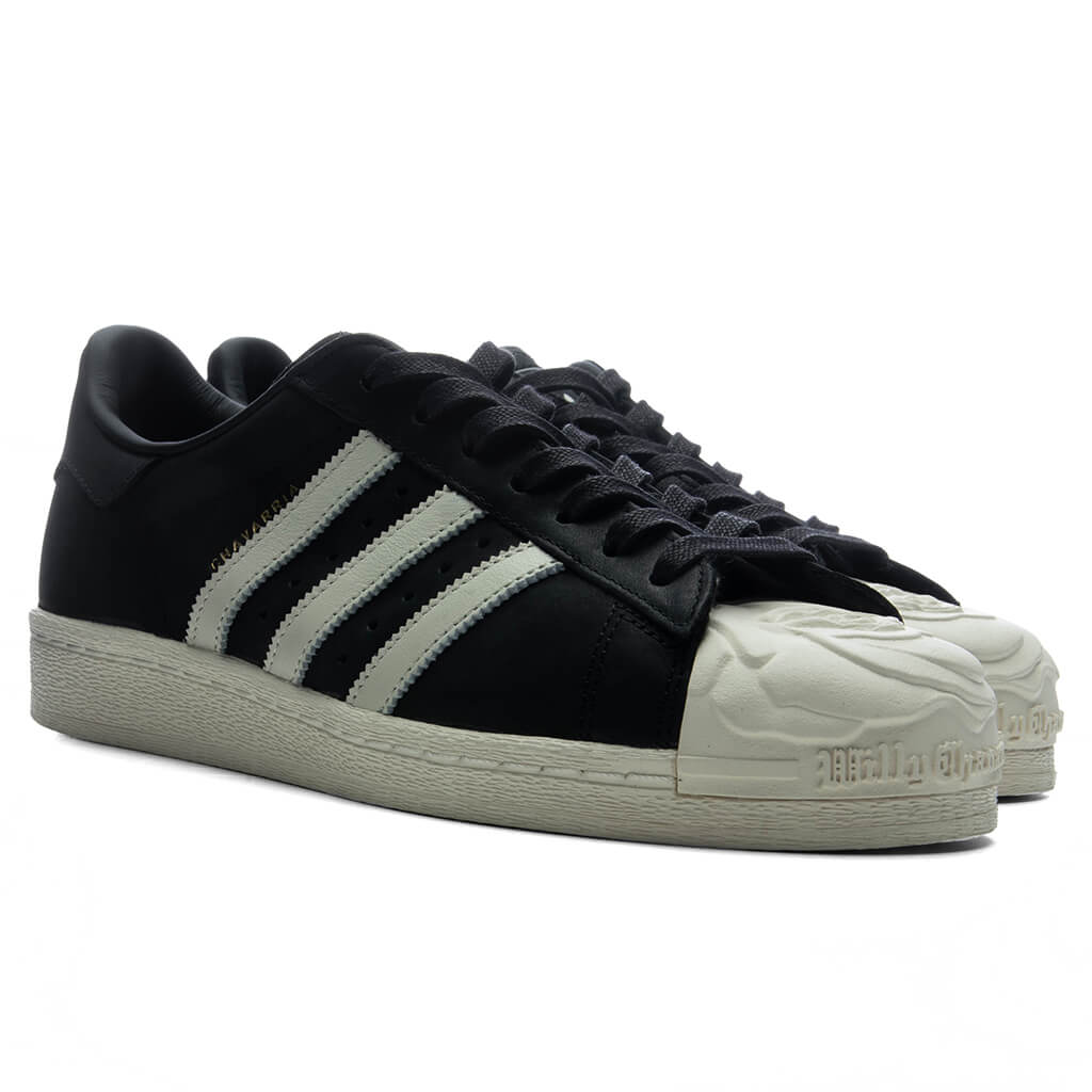Adidas Originals x Willy Chavarria Superstar 'Rose' - Core Black/Cream White/Gold Metallic