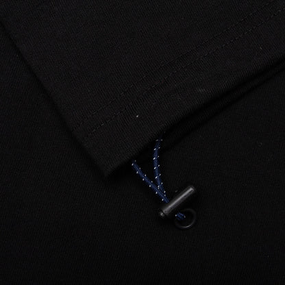 Adjustable Waist Pocket T-Shirt - Black