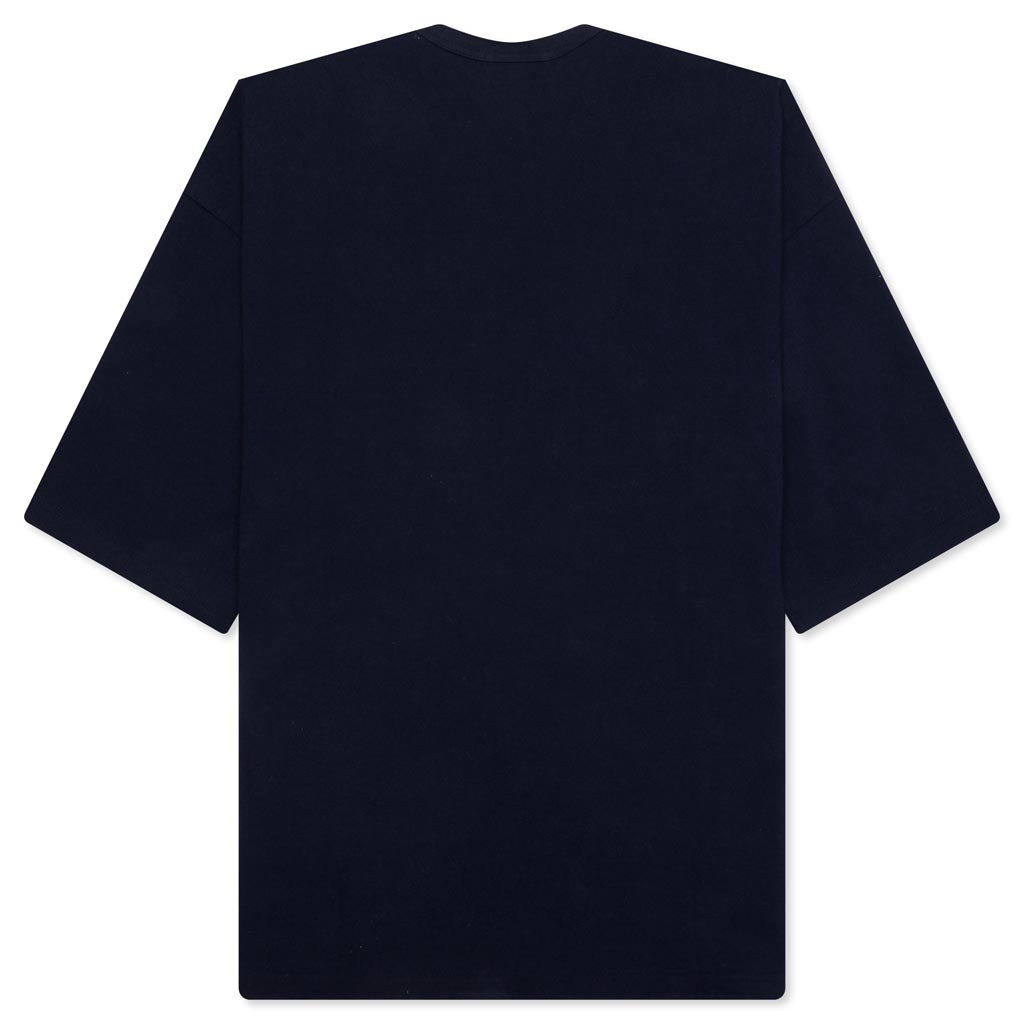 Adjustable Waist Pocket T-Shirt - Navy