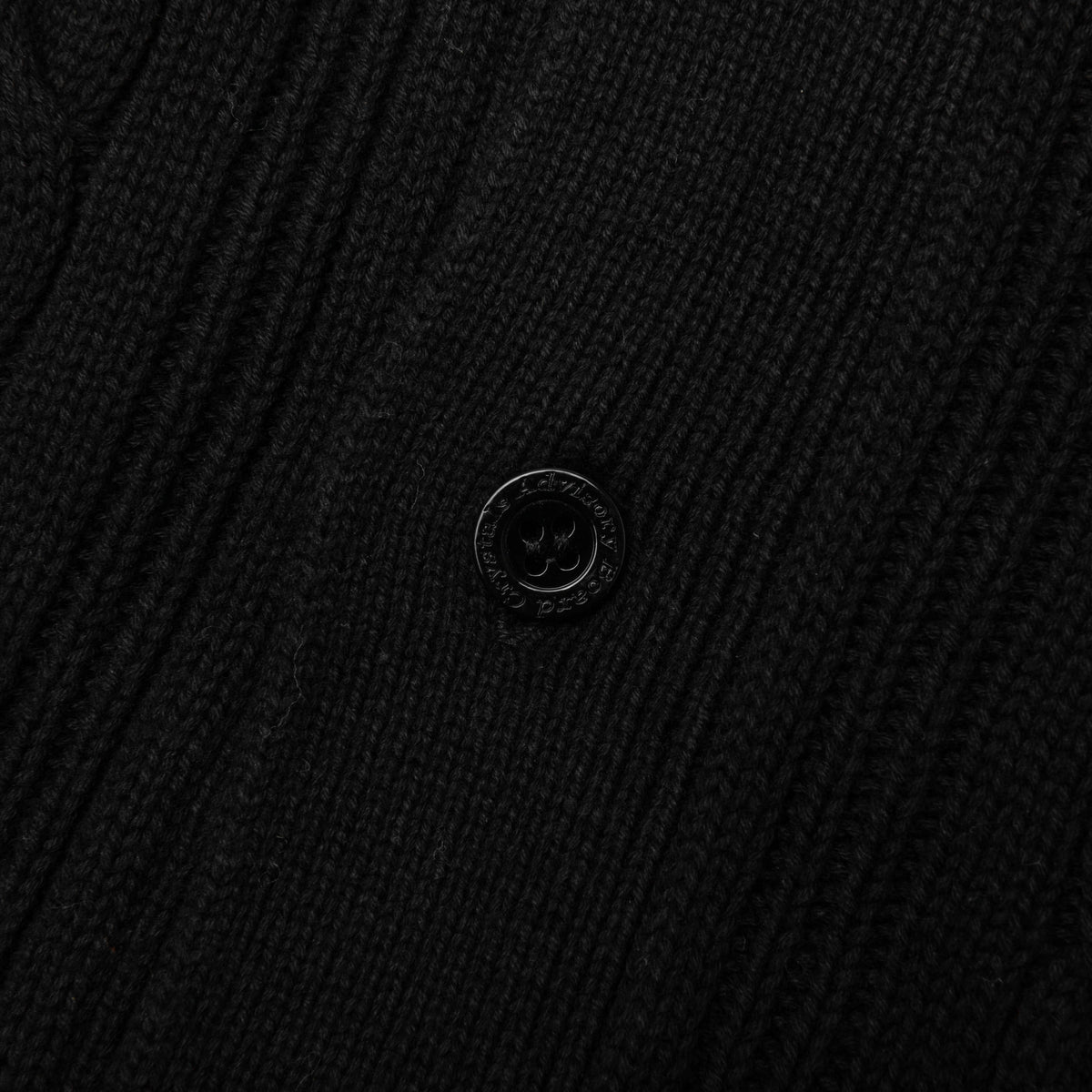 Cableknit Cardigan - Anthracite Black