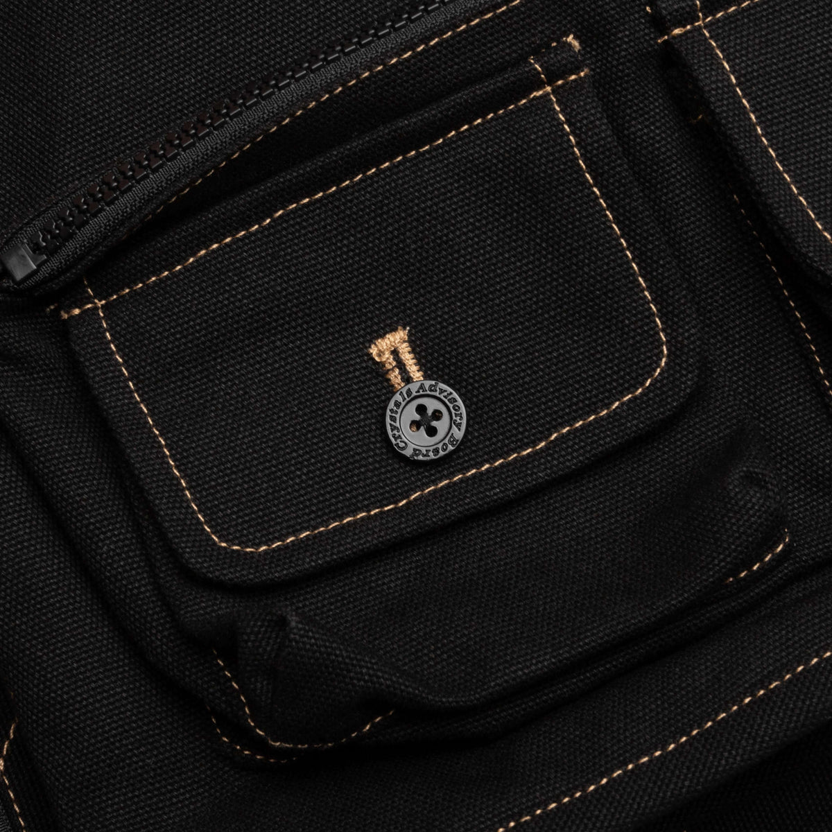 Canvas Utility Vest - Black