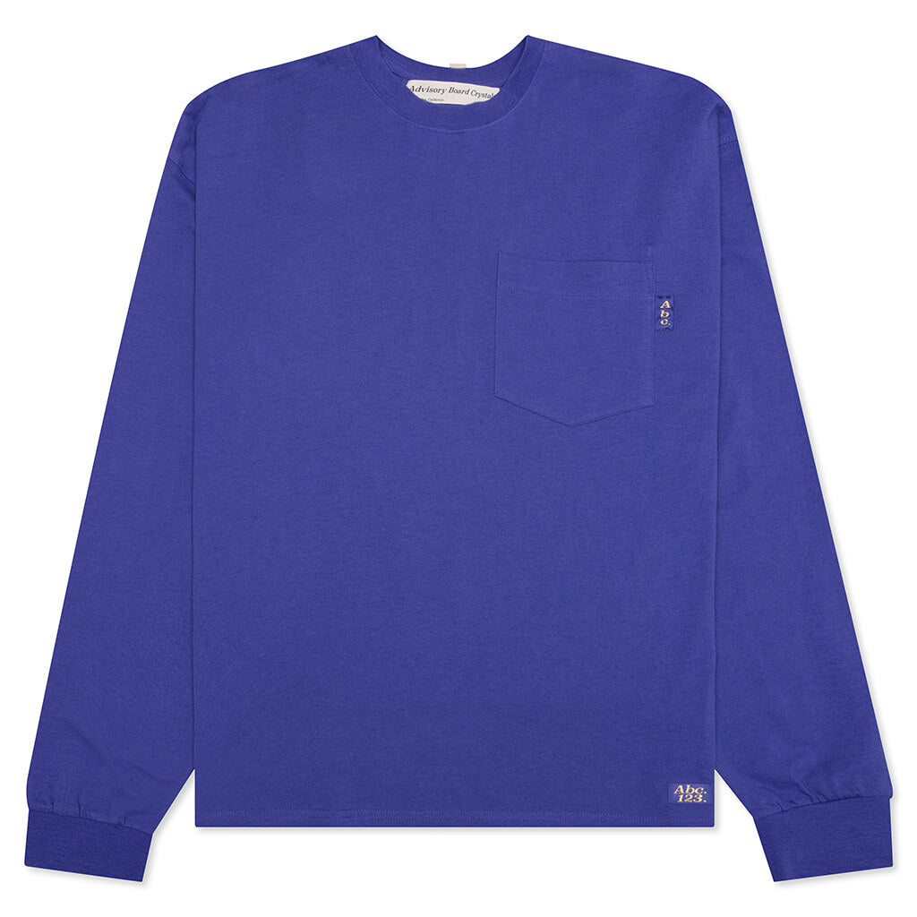 L/S Pocket Tee - Sapphire