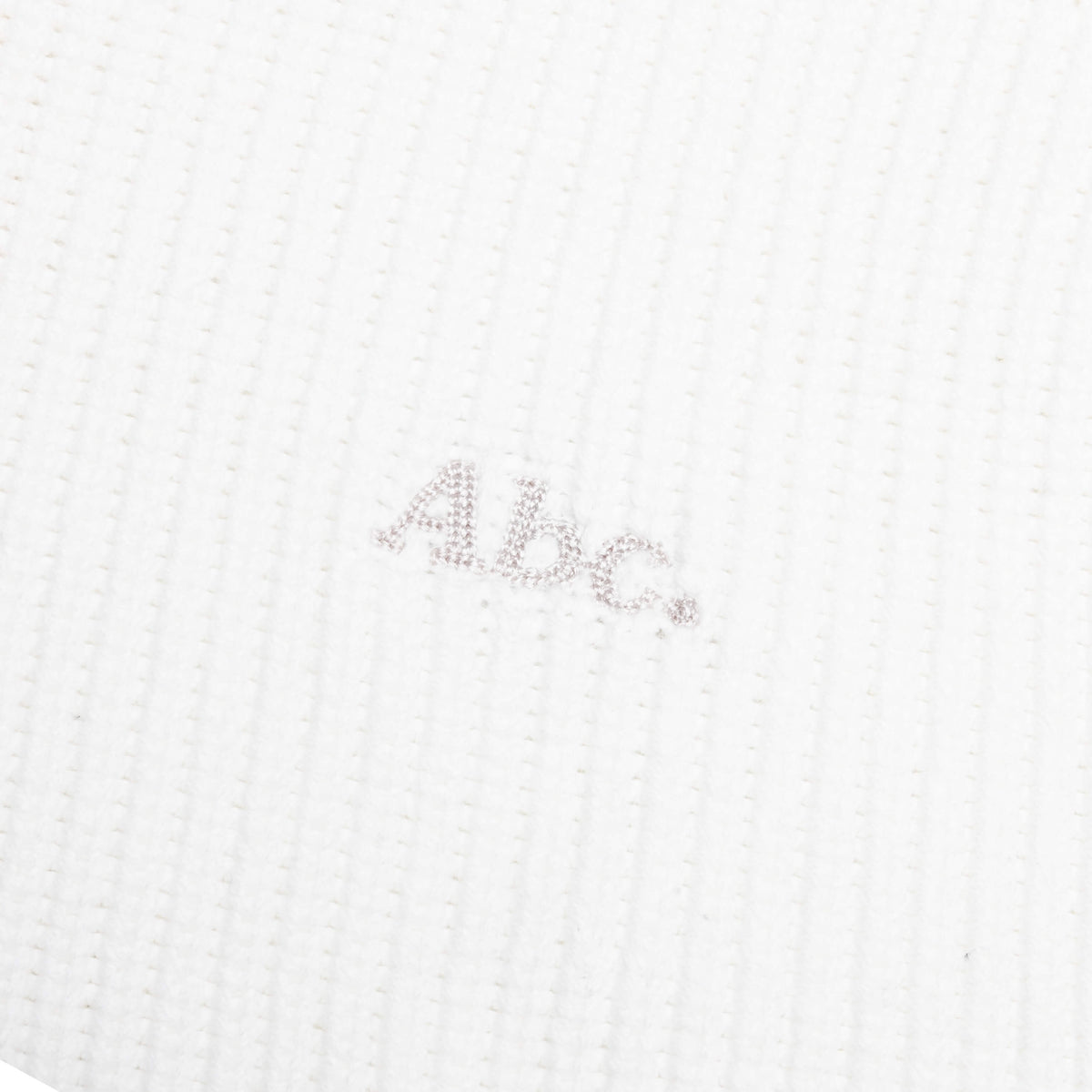 Ribbed Crewneck - Selenite White