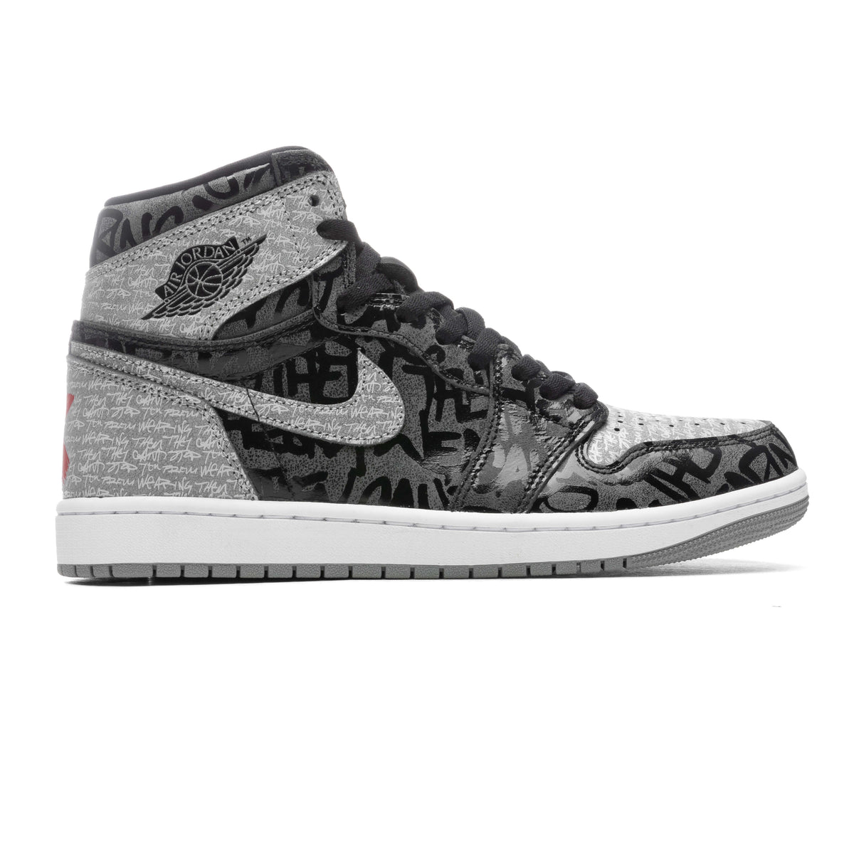 Air Jordan 1 Hi OG "Rebellionaire" - Black/White/Particle Grey
