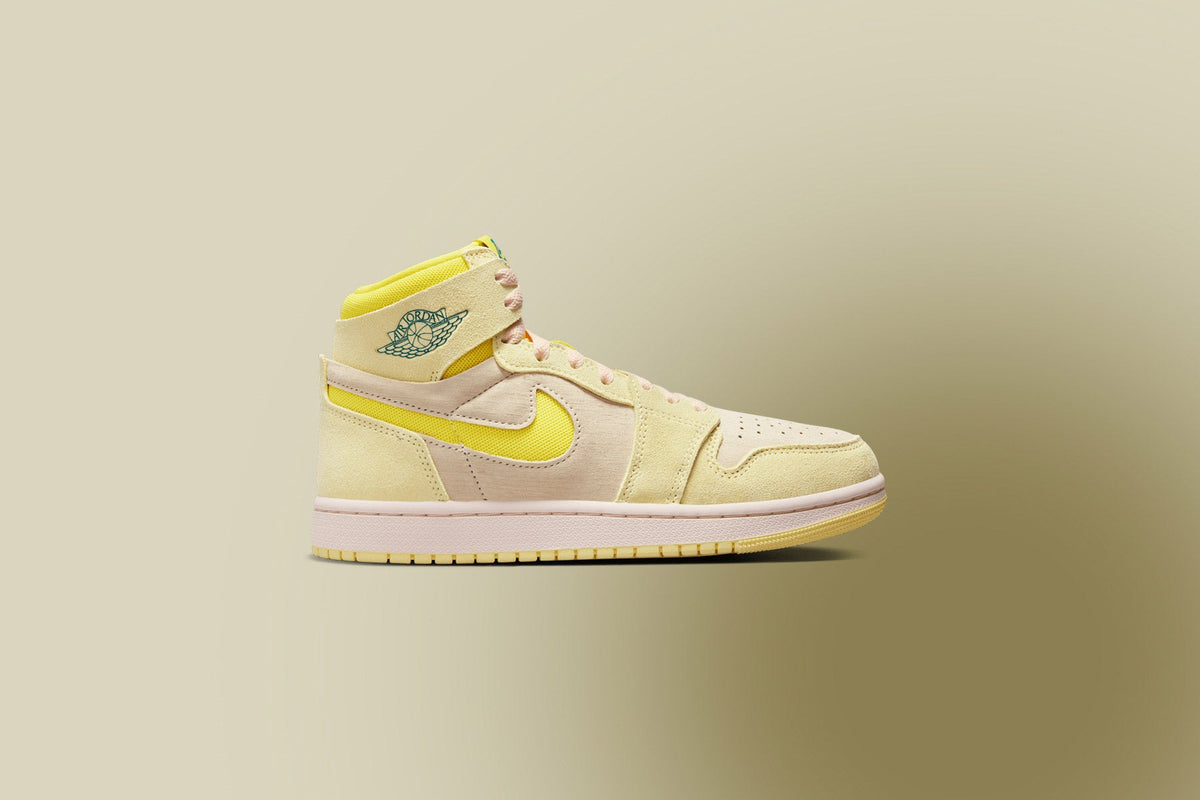 Women's Air Jordan 1 Zoom CMFT 2 - Citron Tint/Dynamic Yellow/Muslin