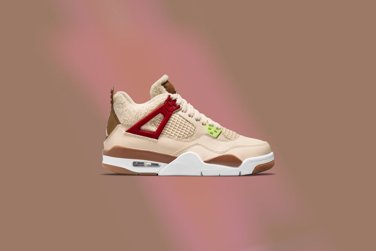 Air Jordan 4 Retro (GS) - Pearl White/Dark Driftwood