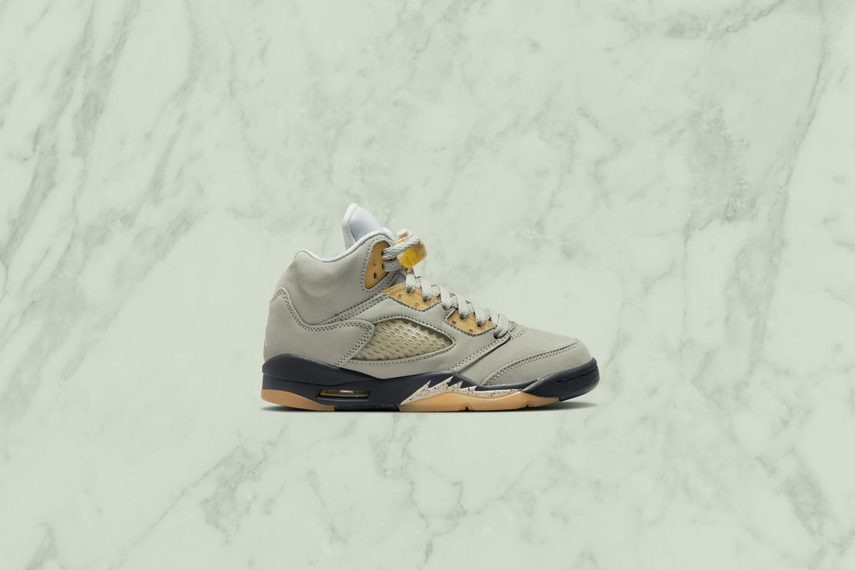 Air Jordan 5 Retro (GS) - Jade Horizon/Desert Sand/Light Silver