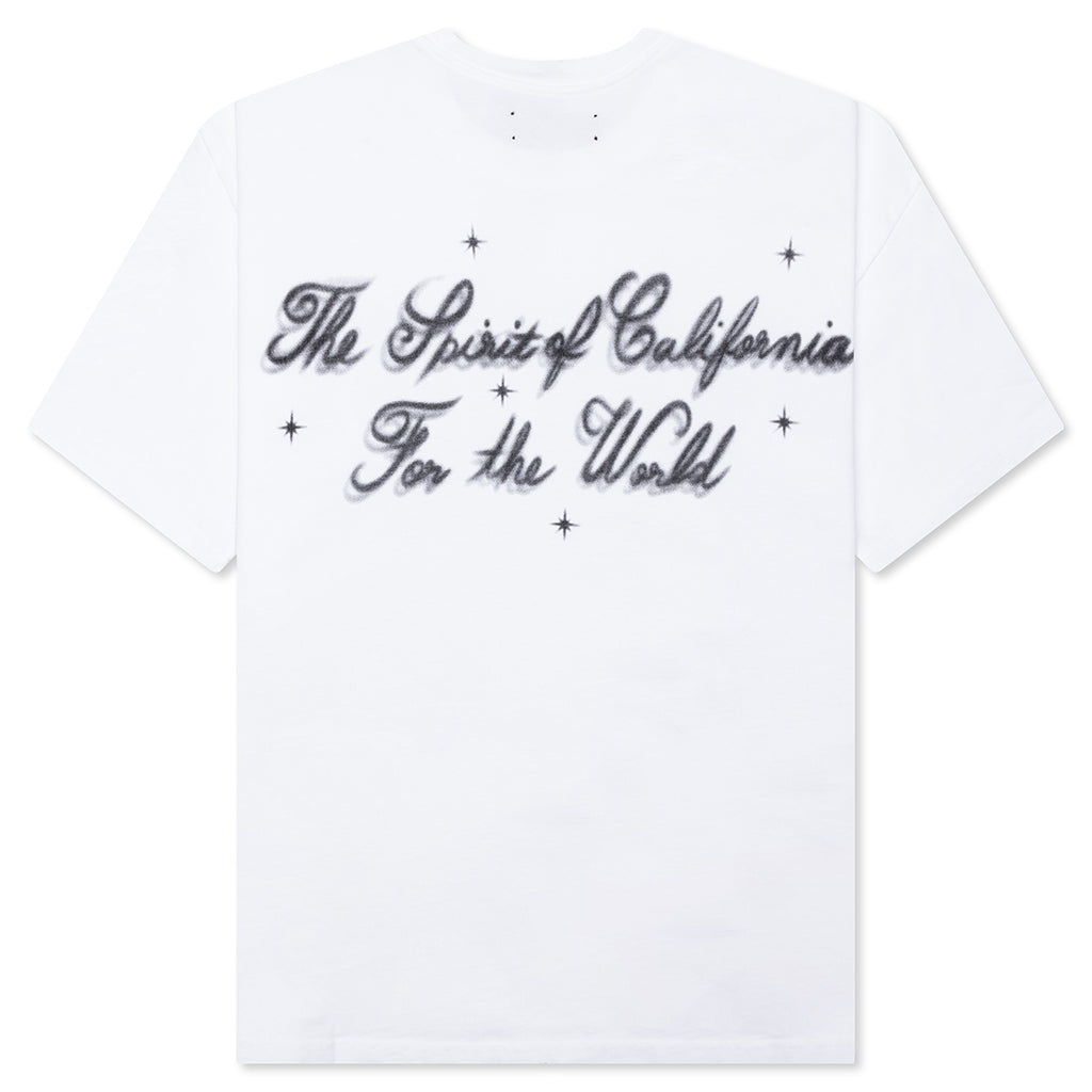 Airbrush Cherub Tee - White